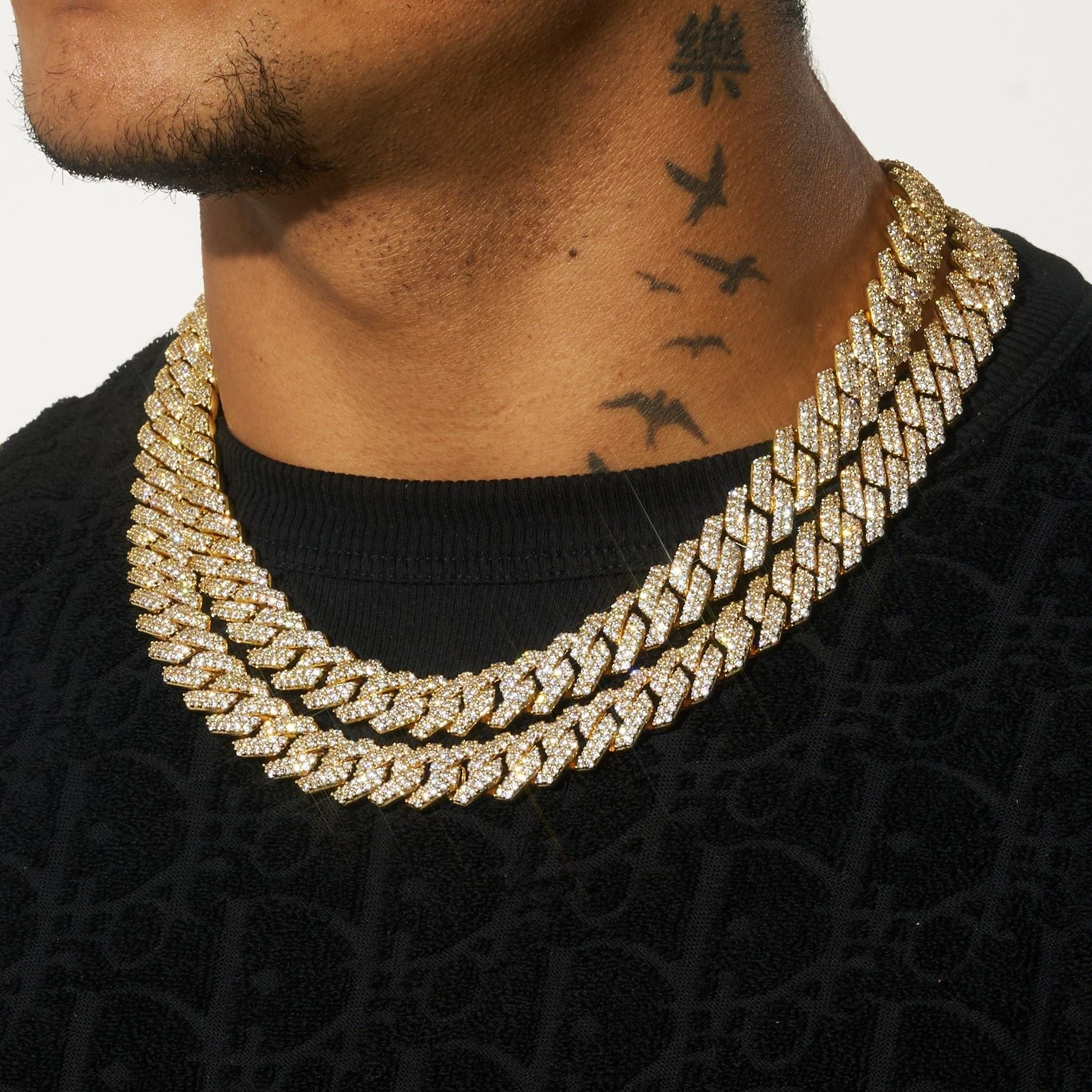 14mm Monaco Chain - Gold - Image 3