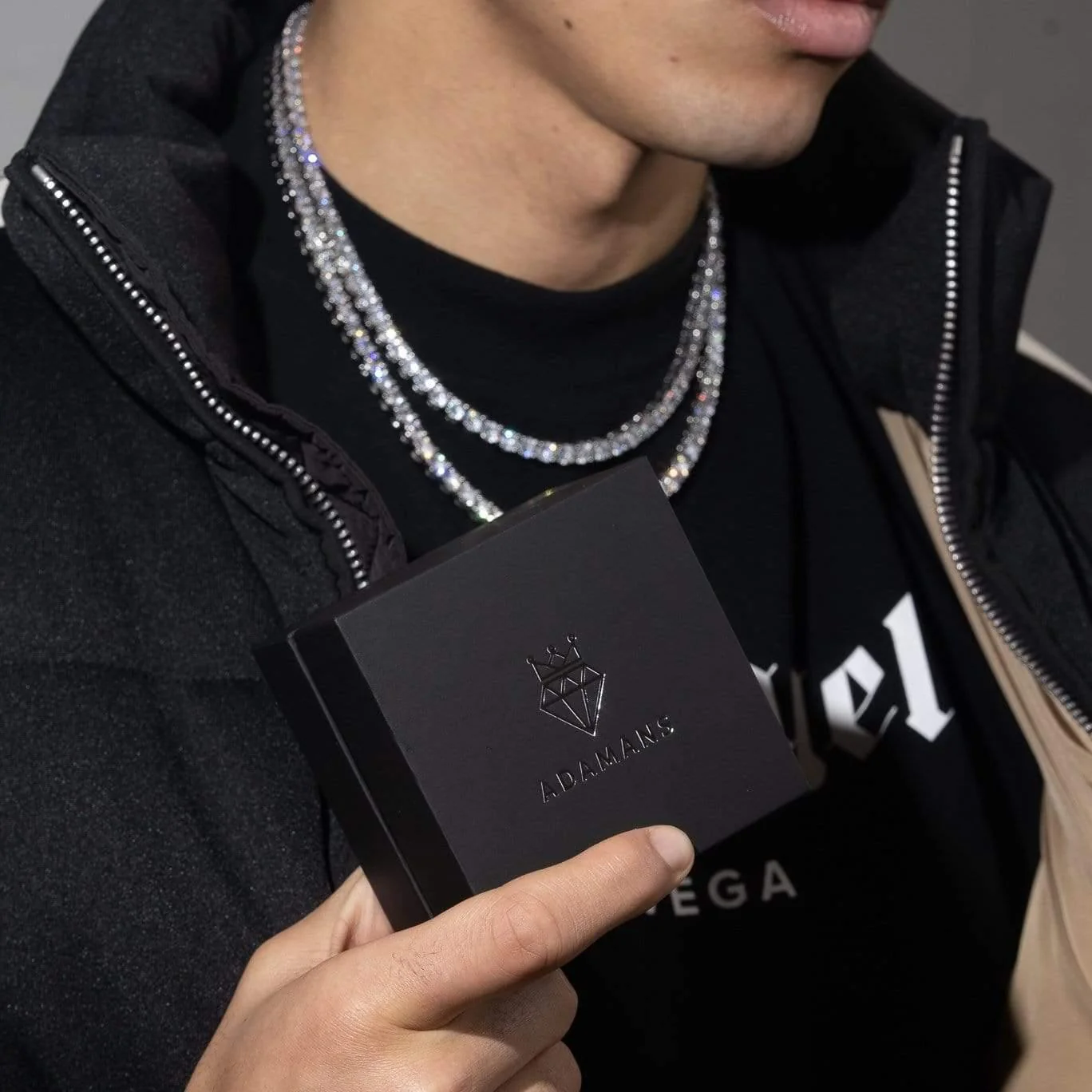 6mm Tennis Chain Bundle - White Gold - Image 3