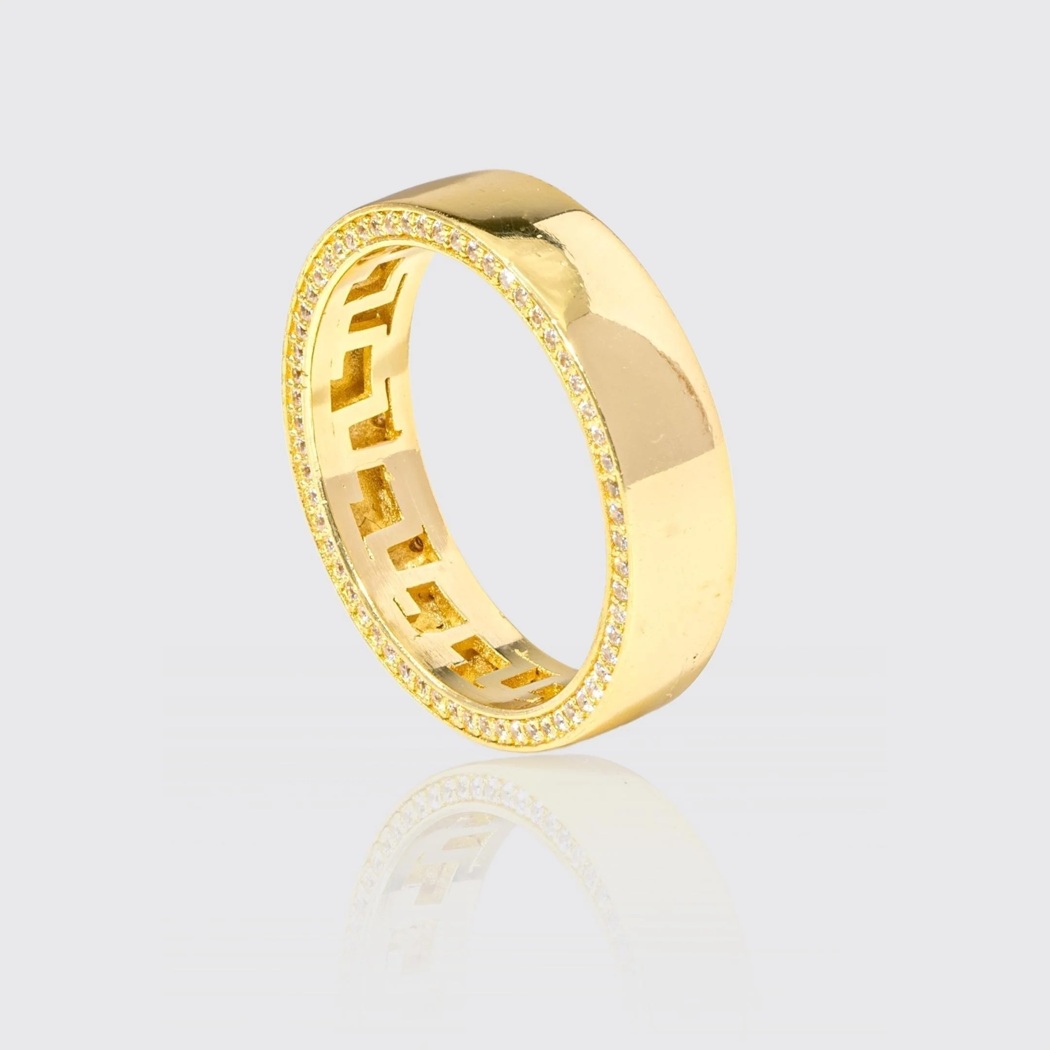 Single Row Band Ring - Vermeil - Image 3